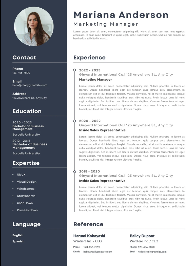 Resume template 3